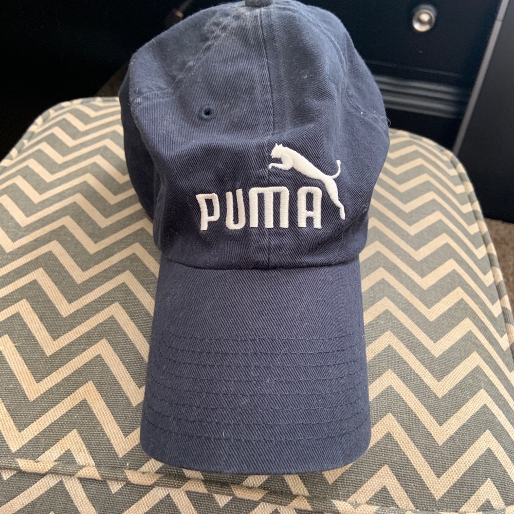 Navy puma hat